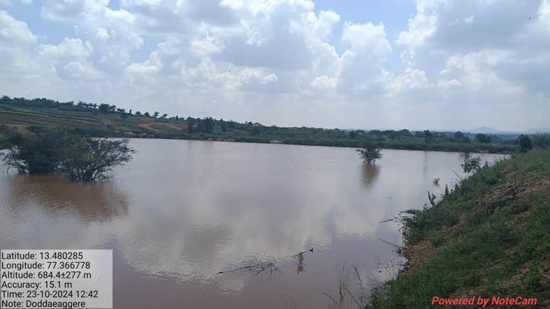 Water bodies at the Doddasaggere Botanical Garden 1