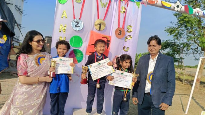 "Saraswati World School Inspires Sportsmanship and Team Spirit at Annual Sports Meet"

