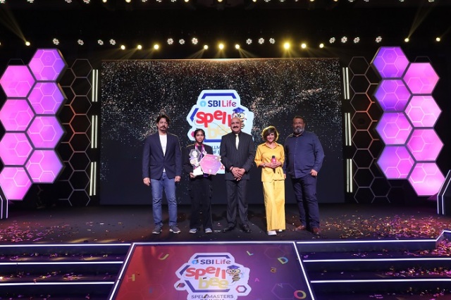 Chaya M.V. from Presidency School, Bangalore is the National Champion of SBI Life Spell Bee in Association with Mirchi - Season 14