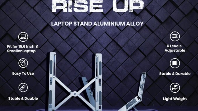 Consistent Infosystems Launches 'Rise Up' Creative Laptop Stand for Enhanced Productivity