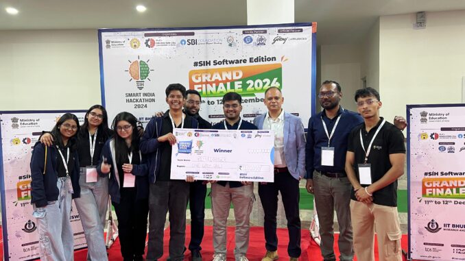 "IMS Noida Students Claim Top Honors at IIT Bhubaneshwar Hackathon 2024"

