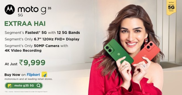 Motorola Announces the Sale of moto g35 5G – The Segment’s Fastest 5G Smartphone with 12 5G Bands