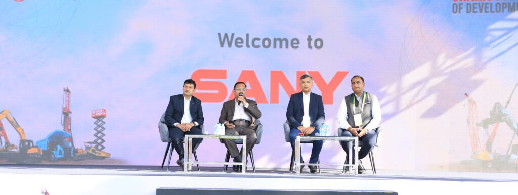 SANY India Unveils ‘Chariots of Development’ at Bauma Conexpo 2024