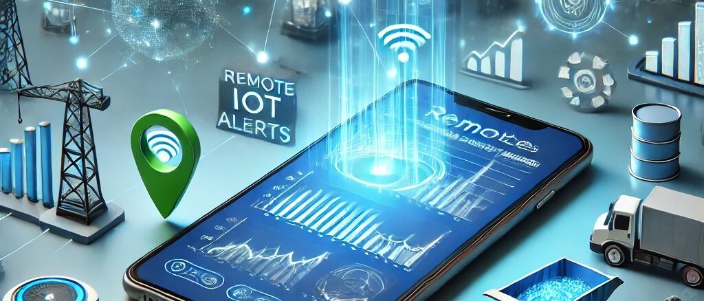 Remote IoT notifications are alerts sent from connected devices or systems to users, typically via mobile apps, emails, or dashboards.