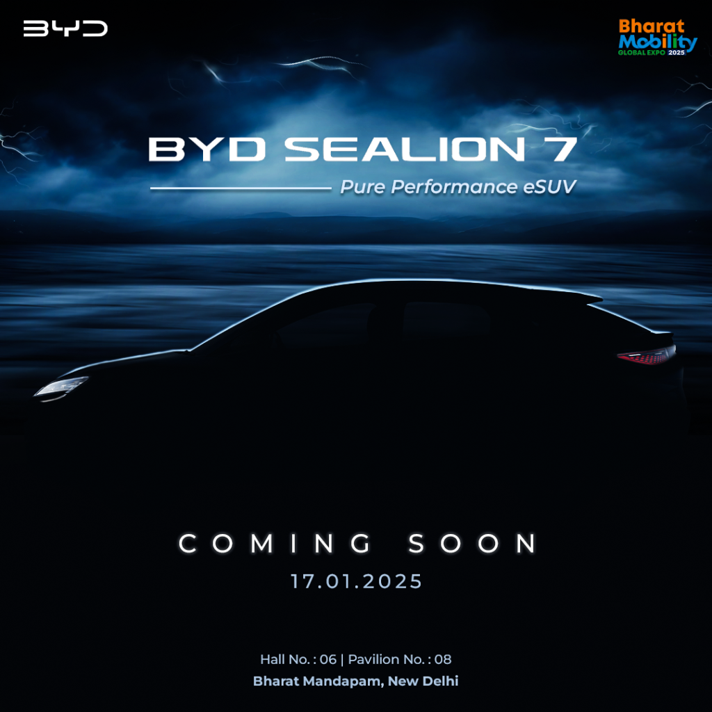 BYD India to Showcase SEALION 7 and Sustainable Innovations at Bharat Mobility Global Expo 2025