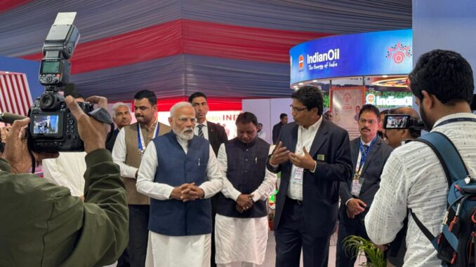 Prime Minister Modi’s Visit to IREDA Pavilion Highlights Renewable Energy Focus at Make in Odisha Conclave

