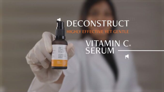 Deconstruct Puts Skincare on the Menu with Latest Vitamin C Serum Campaign