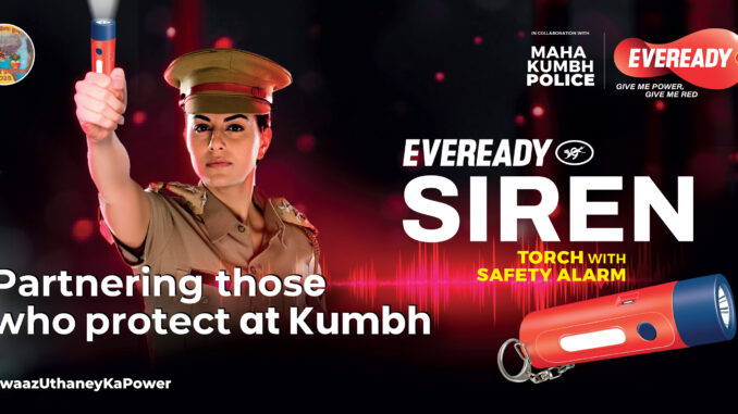 Maha Kumbh Police Gear Up with Eveready Siren Torches for Safer Crowd Management in 2025