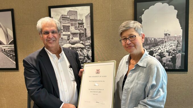 Growth in Global Recognition: Noel Tata Awarded Honorary Doctorate for His Remarkable Contributions 