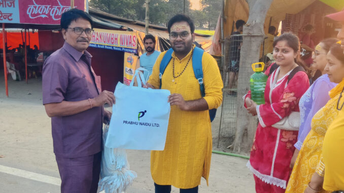 Prabhu Naidu Ltd. Secures Social Impact with ‘Bag of Hope’ Campaign at Mahakumbh