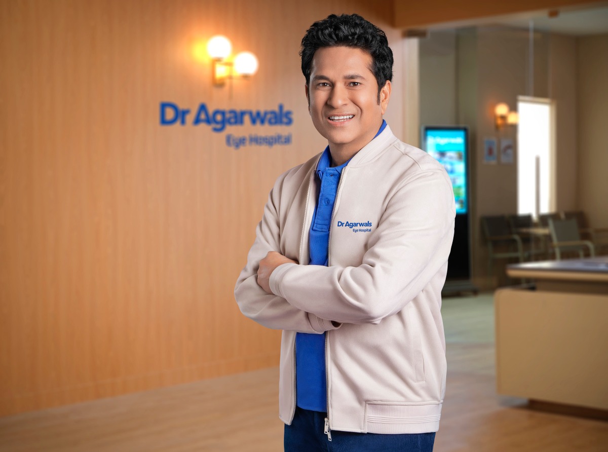 Dr Agarwals Eye Hospital and Sachin Tendulkar collaborate to promote eyecare wellness

