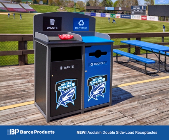 Acclaim Double Side-Load Receptacles Set a New Standard in Durable, Customizable Waste Solutions for Brand Enhancement