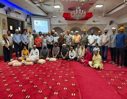Gurdwara Sahib Turns Lifesaver Hub: CPR Training Empowers 40+ Household