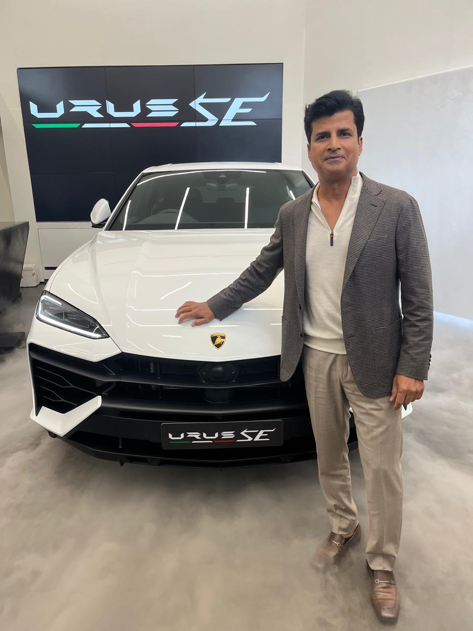 Anand Kumar Ashiya buying the first ever Lamborghini Urus in Bangalore