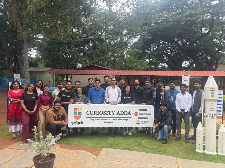 'Curiosity Adda' at Army Public School by United Way Bengaluru and Couchbase 