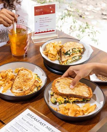 Sozo Izakaya’s breakfast menu