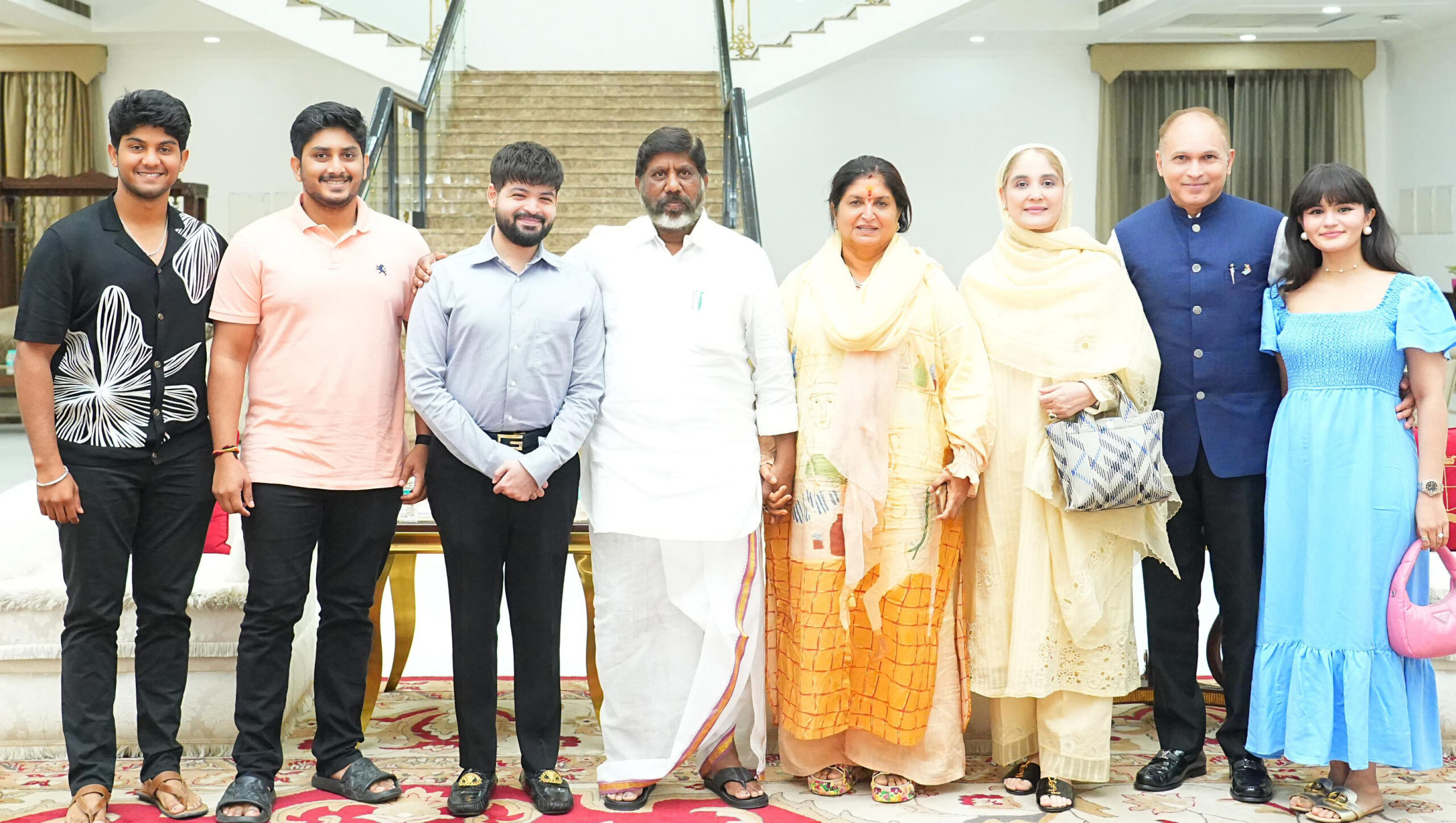 Sri Batti Vikramarka Mallu & H.E. Dr. Nawab Mir Nasir Ali Khan, Honorary Consul of Kazakhstan