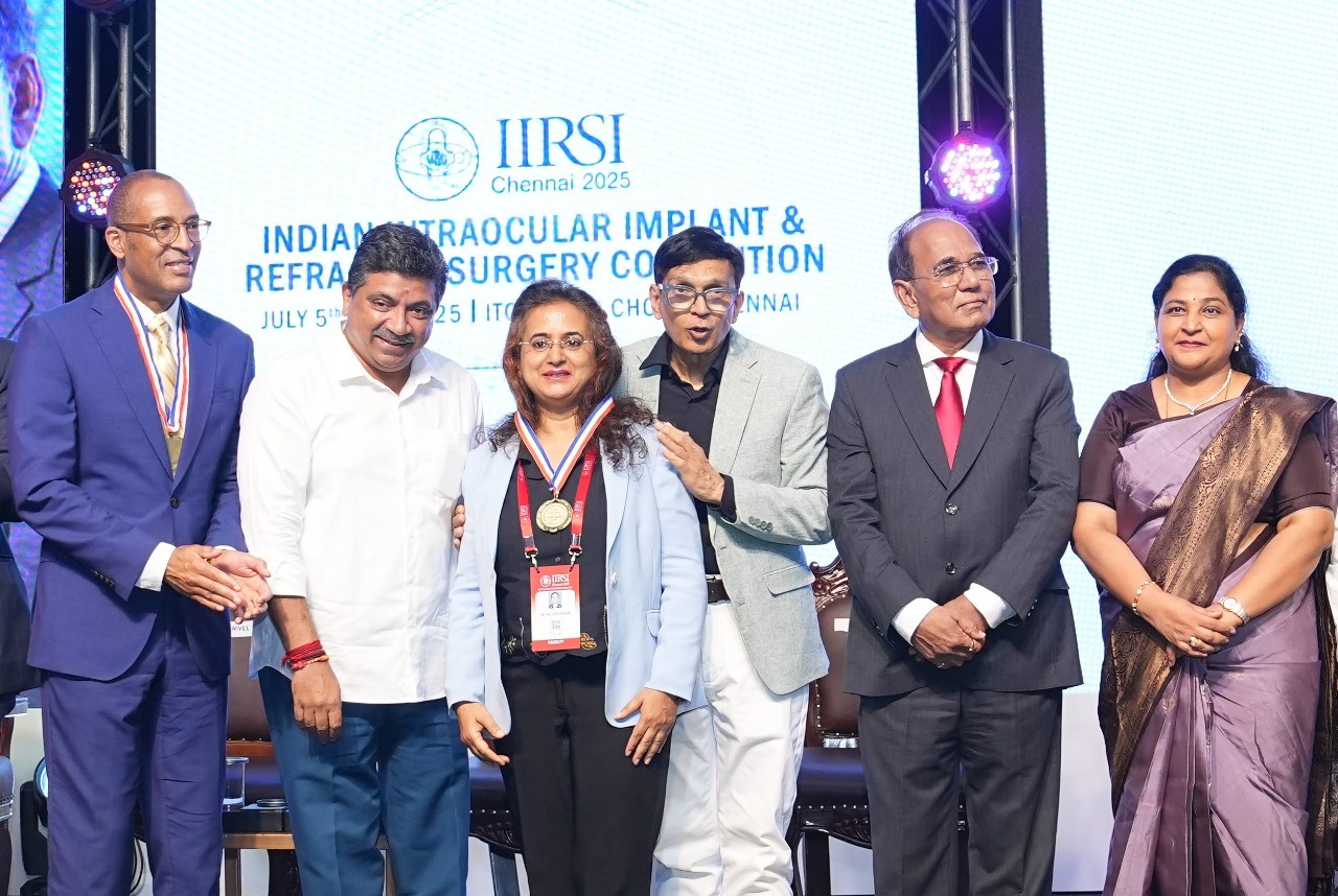 Honourable Ministers Shri Anil Kumar Bachoo and Shri Palanivel Thiaga Rajan Open IIRSI 2025 Convention on Intraocular Implant & Refractive Surgery

