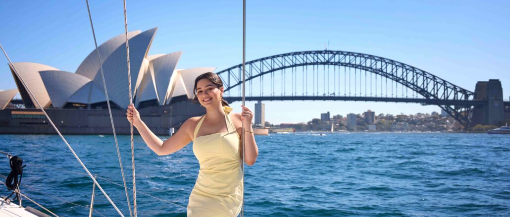Sara near Sydney Opera House_11zon Sara near Sydney Opera House