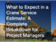 Crane Service Estimate