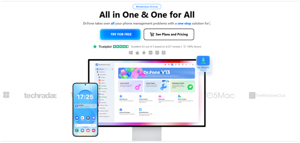 Dr.Fone – Versatile Tool for iOS and Android