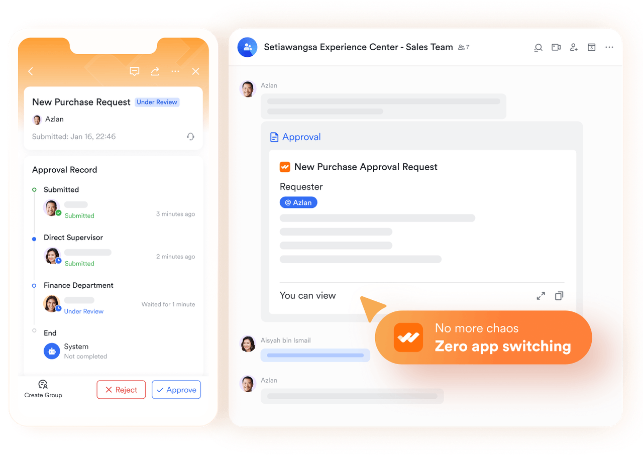 Lark Approval project management