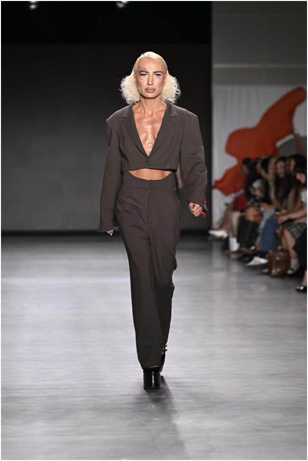 Elton Ilirjani, Supermodel Elton Ilirjani Champions Prodigy Fashion Designer Wenny Han at New York Fashion Week SS26