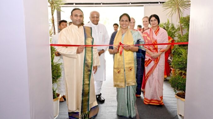 The One World One Family Mission presented the World Culture Exhibition at Sathya Sai Grama, Muddenahalli