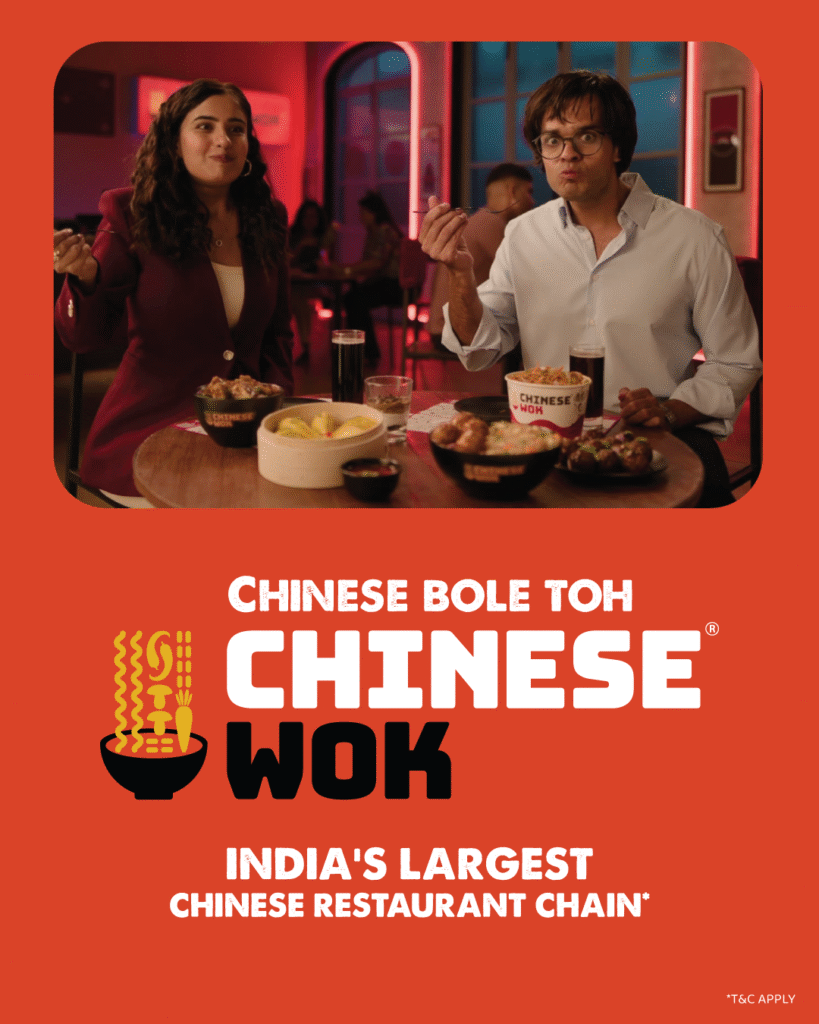 Chinese Wok Scales Up Presence in Karnataka Targeting; Launches New Brand Campaign “Chinese Bole Toh, Chinese Wok”