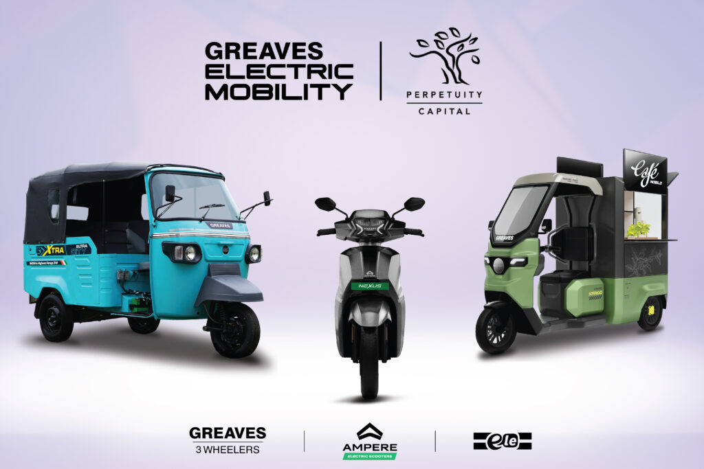 Greaves Electric Mobility partners with Perpetuity Capital; aims to strengthen retail financing across entire E2W and 3W portfolio