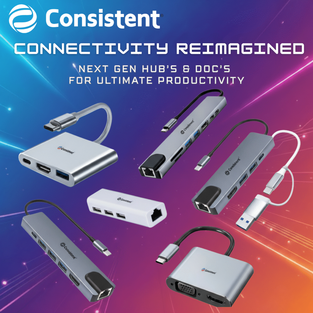 Consistent Infosystems Launches Advanced USB Hub Range to Simplify Modern Connectivity Needs