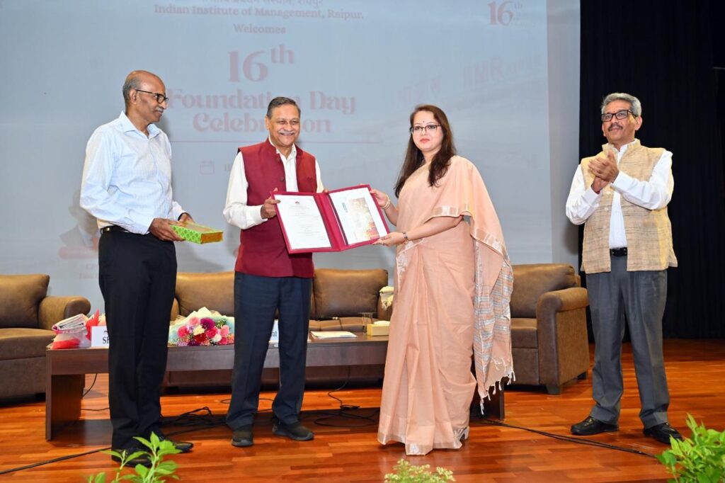 IIM Raipur Celebrates 16 Years of Excellence with 88percent Growth in Student Base, rs43.4 LPA Highest Package, and Specialised MBA in Public Policy for Future-Ready Talent