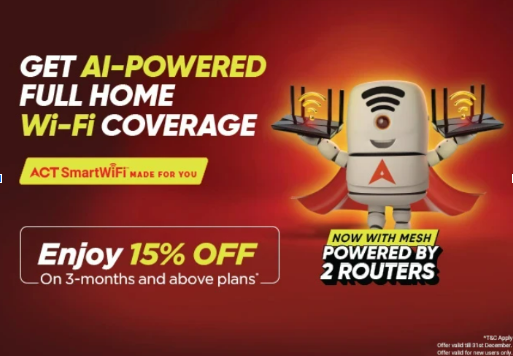 ACT Fibernet Partners With Influencers to Offer Flat 15percent Discount