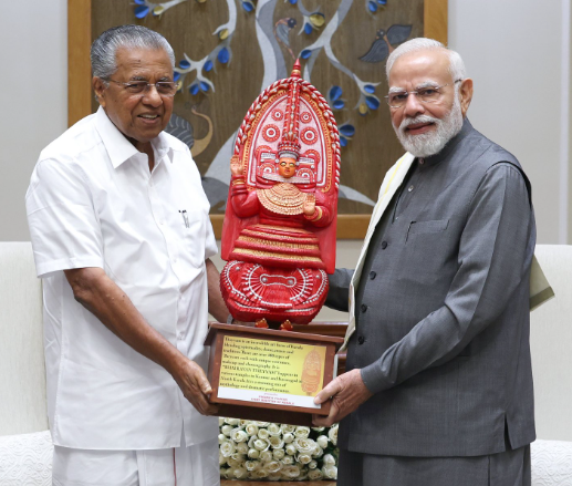 Kerela CM Chief Minister of Kerala, Shri Pinarayi Vijayan, PM Modi