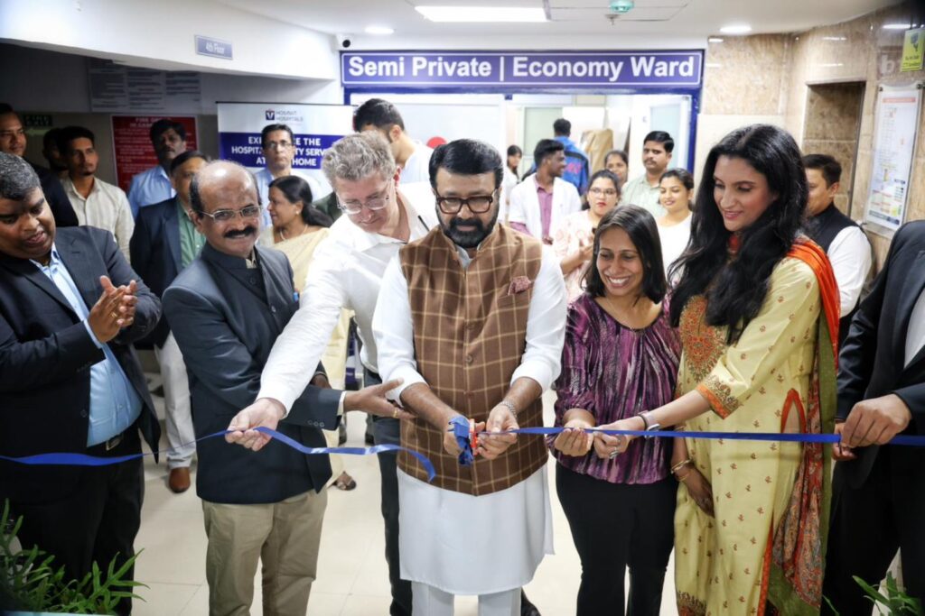 HOSMAT Multispecialty Hospitals Unveils Dr. Thomas Chandy’s Bust and New OPD Wing, Transforms Lives with Free Surgeries for 10 Children
