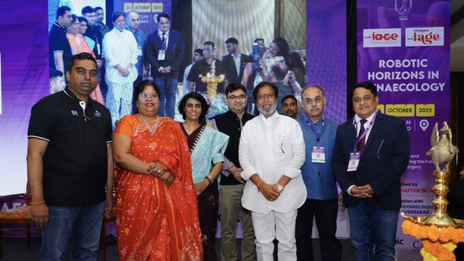 Robotic Surgery Marks a New Era in Women’s Healthcare Dr. Manjula Anagani at ‘Robotic Horizons in Gynaecology’ Conference