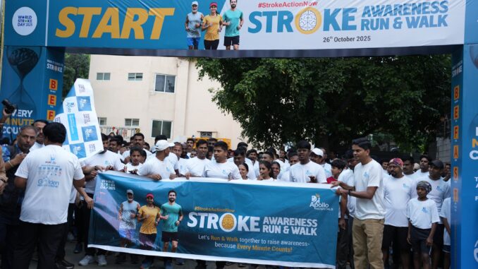 5,000plus People, One Mission: Apollo Hospitals’ Stroke Awareness Run Rallies Bengaluru Ahead of World Stroke Day
