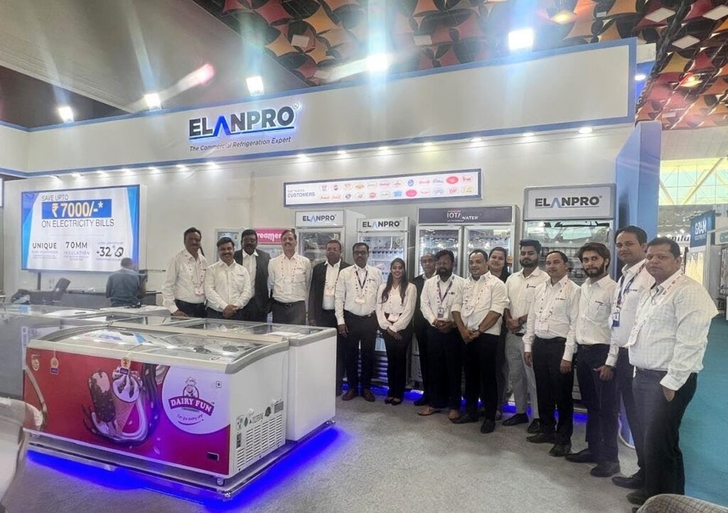 Elanpro Showcases India’s Widest Range of Glass Top Freezers at Indian Ice Cream Expo, 2025