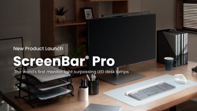 BenQ Unveils ScreenBar Pro in India: Revolutionizing Workspace Lighting with Intelligent Eye-Care Technology
