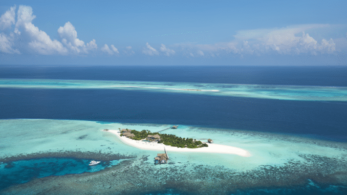 FS Private Island Maldives at Voavah Aerial View