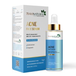 7 Days Natural Launches Acne Face Serum for Women & Men: Targeting Breakouts with Powerful Ingredients