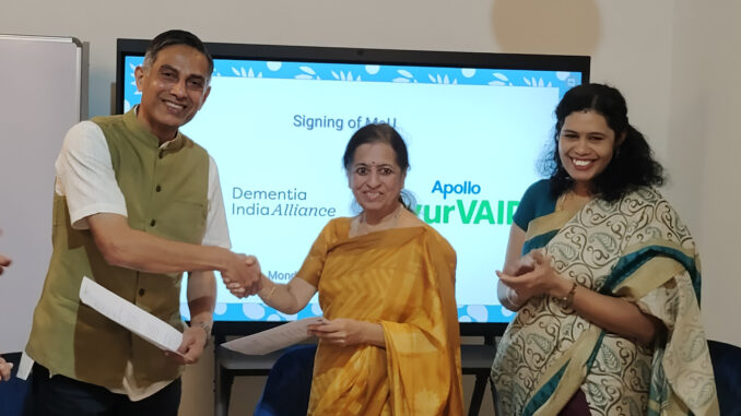 Dementia India Alliance and Apollo AyurVAID Hospitals sign MoU to Advance Integrative Dementia Care and Awareness