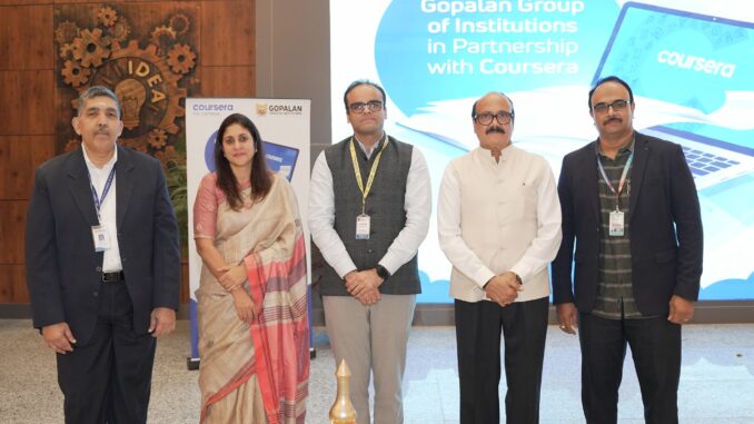 Gopalan Group of Institutions and Coursera Join Hands to Deliver Global Learning Experiences, Eye Academic Excellence 