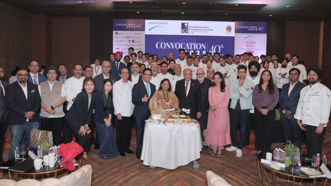 IICA Celebrates Two Decades of Shaping India’s Culinary Talent at Its 40th Convocation