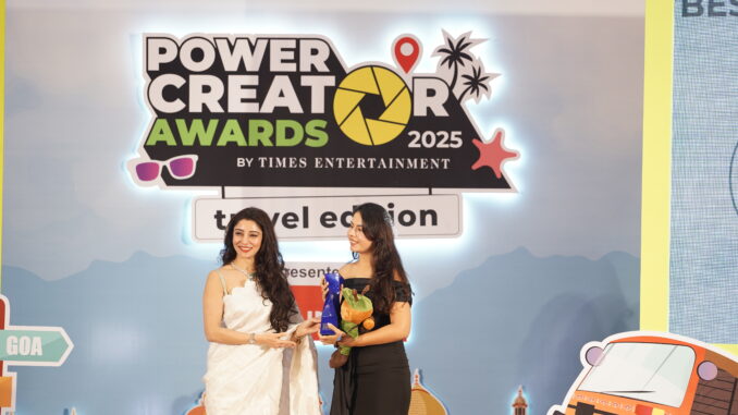 Times Entertainment Honors India's Top Travel Creators at Inaugural Power Creator Awards