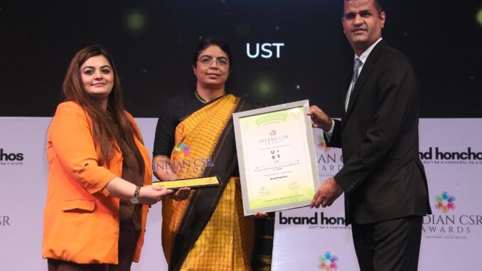 UST wins Indian CSR Awards 2025 for Water Conservation and Social Inclusion