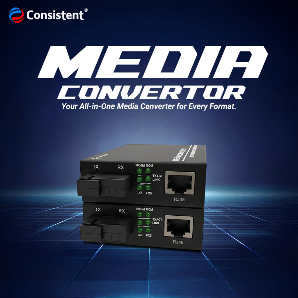 Consistent Infosystems Launches Advanced Ethernet Media Converter for Seamless Network Connectivity