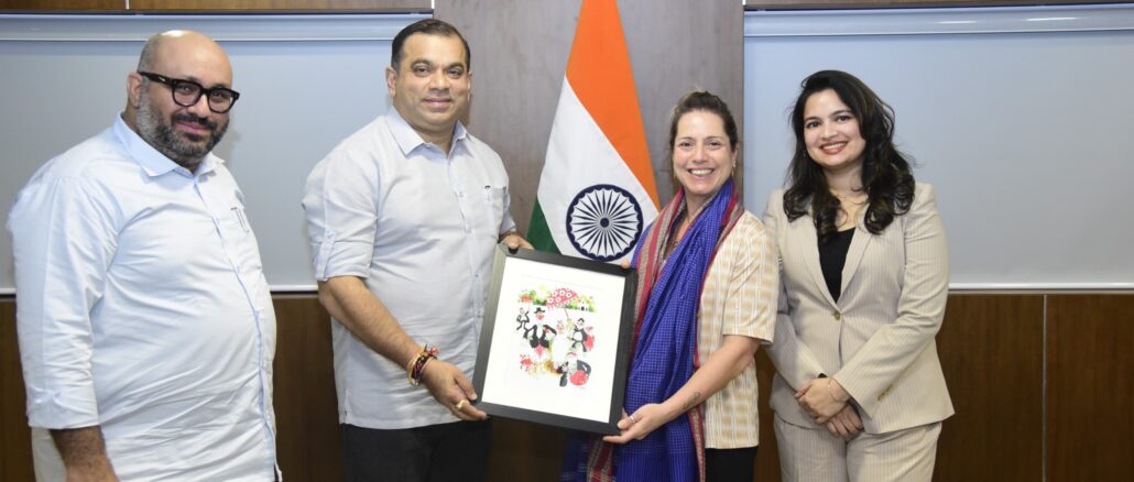 Hon’ble Minister for Tourism, Shri Rohan A. Khaunte Meets IMOT Delegation in Panaji