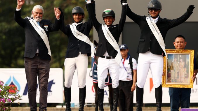 EIRS’ Ashish Limaye Makes History with India’s First-Ever Gold at the Asian Equestrian Championships