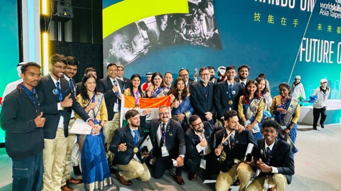 India Finishes Strong at WorldSkills Asia Competition 2025, Secures 8th Rank in Its First-Ever Participation